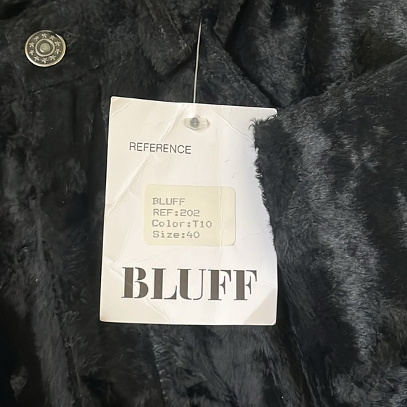 Faux Fur Jeans Size 40 Sz 6 Vintage Bluff NWT - Picture 5 of 10